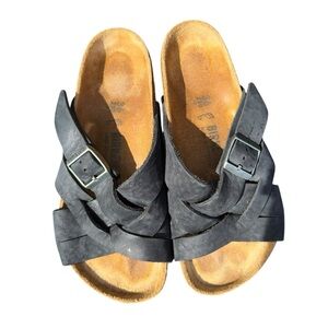 BIRKENSTOCK Lugano Oiled Leather Black Women’s Size 5-5.5 EU 36